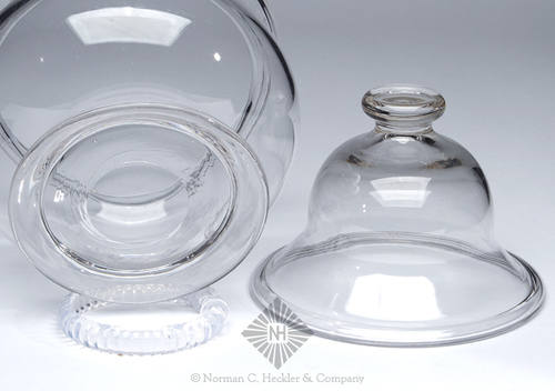 Freeblown Jam Pot, B/K #1266