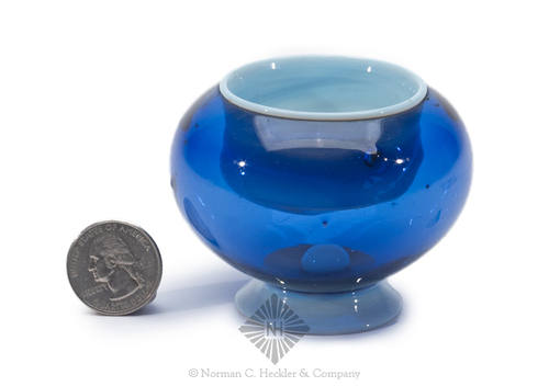 Freeblown Open Salt, Similar glassblowing tecniques are noted in fig. 43 of PG