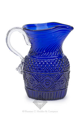 Blown Three Mold Creamer, GIII-24