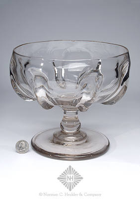 Pattern Molded Compote, Similar in form and construction to PG plate 170