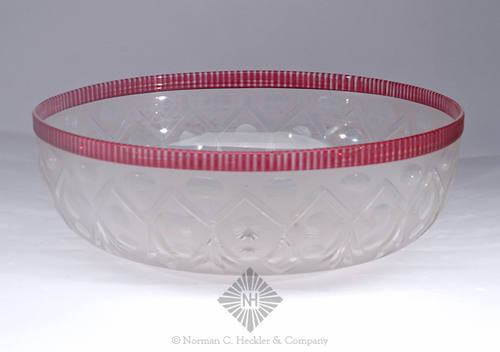 Freeblown Art Glass Bowl