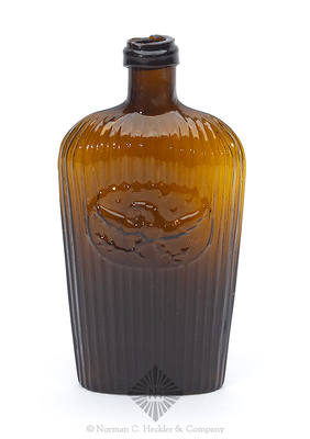 Eagle - "Louisville / KY / Glass Works" Historical Flask, GII-33