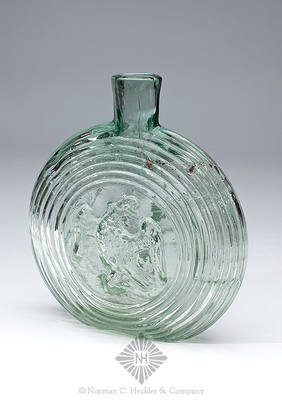 Concentric Ring Eagle - Concentric Ring Eagle Historical Flask, GII-76a - UPDATE