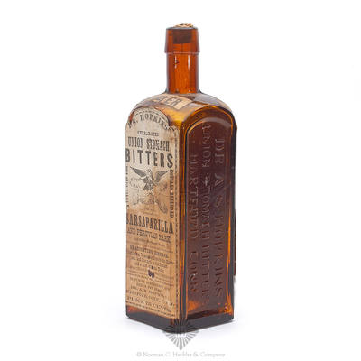 "Dr. A. S. Hopkins / Union Stomach Bitters / Hartford Conn" Bitters Bottle, R/H #H-180