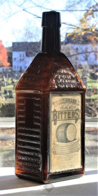 Holtzermanns Cabin Bitters with label 