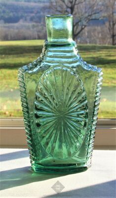 Heavy Keene Sunburst Flask
