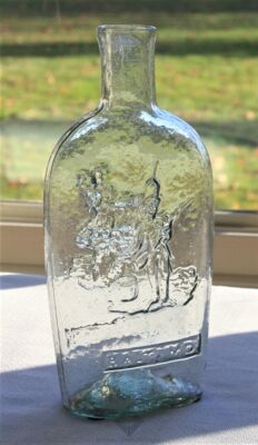 Soldier/Dancer Pictorial Flask