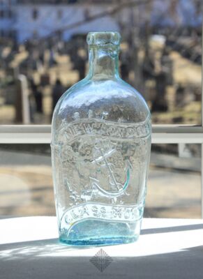 New London Historical Flask