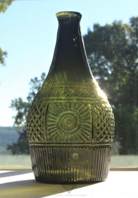 Keene Blown Three Mold Decanter