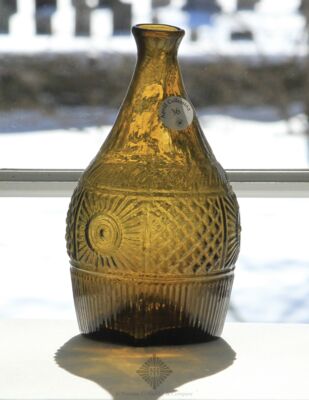 Keene Blown Three Mold Decanter