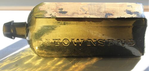 Labeled Townshends Sarsaparilla Bottle