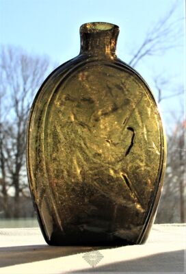 Coventry Lowell Railroad-Eagle Flask 