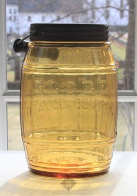 Globe Tobacco Jar 