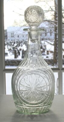  Rare Blown Three Mold Decanter 