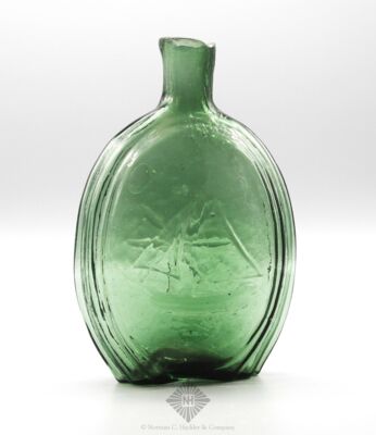 Sailboat  Star Pictorial Flask