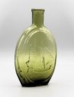 Monument And �Balto� Sloop And Fells / Point� Historical Flask
