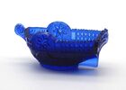 Pressed Glass Boat Salt