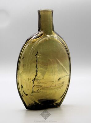 Baltimore Monument-Sloop Historical Flask