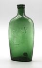 View lot 51 Sheaf Of Wheat-Star Pictorial Flask