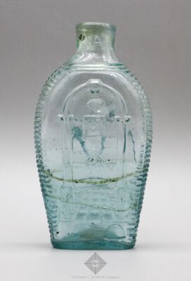 Masonic Arch  Eagle Historical Flask