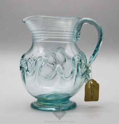 Freeblown Lily Pad Pitcher