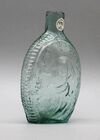 General Washington And Bust  Eagle Portrait Flask