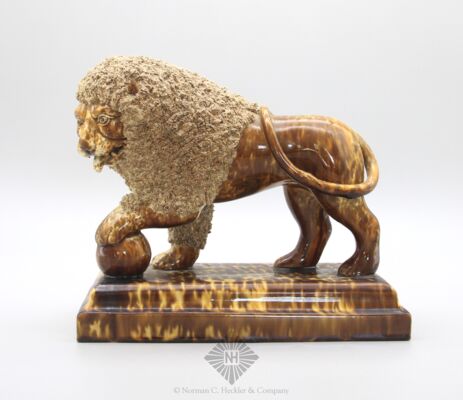 Bennington Pottery Lion Figure