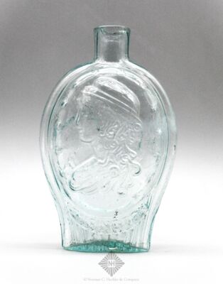 Portrait Of Columbia Historical Flask