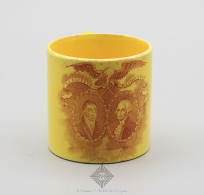 �Lafayette�/ �Washington� Political Pottery Child�s Mug