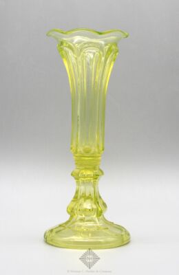 Pressed Glass Vase
