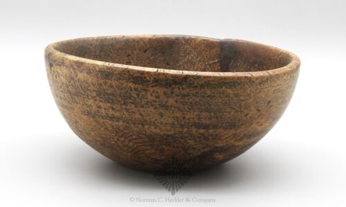 Deep Wooden Burl Bowl