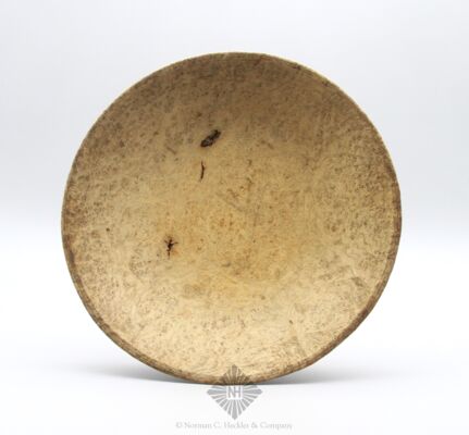Shallow Wooden Burl Bowl