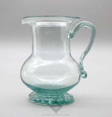 Freeblown Glass Pitcher