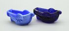 Two Pressed Glass �LAFAYET� Boat Figural Salt Cellars