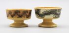 Two Mocha Ware Salt Cellars