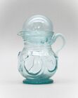 Freeblown Lily Pad Creamer with Ball Cover