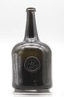 Early Black Glass Wine Bottle With Applied Seal