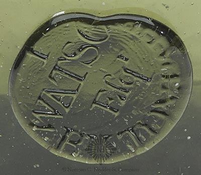 "I / Watson / Esqr / Bilton Park" Sealed Wine Bottle