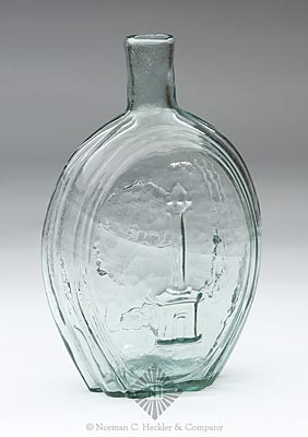 "Fells / Point" And Washington Bust - "Balto" And Monument Portrait Flask, GI-21