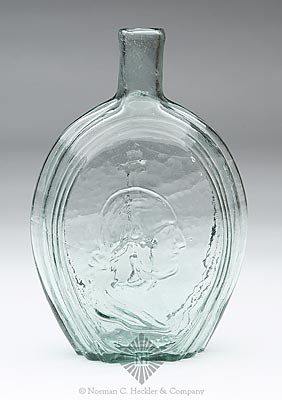 "Fells / Point" And Washington Bust - "Balto" And Monument Portrait Flask, GI-21
