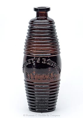 "Greeley's Bourbon / Bitters." Figural Bottle, R/H #G-101