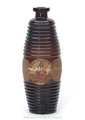 "Greeley's Bourbon / Bitters." Figural Bottle, R/H #G-101