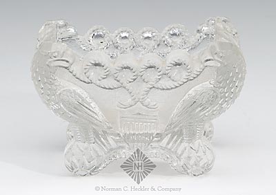 Pressed Glass Salt Cellar, Neal #EE 3b